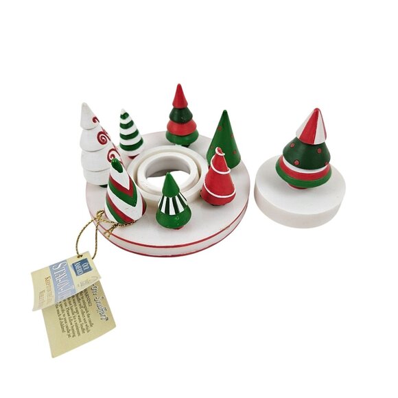 Yankee Candle Capper Our America Stay On Tops Christmas Trees Holiday NWT - Picture 8 of 9